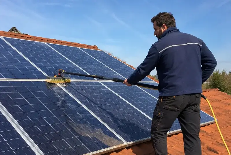 Nettoyage et entretien de panneaux solaires à Néant-sur-Yvel